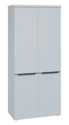 SIN 5 - 84D kancelářská skříň, 4-dveřová, 1820x800x400, bílá